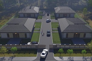 Bodajk - Szívvirág Park - ikerház - 90 m2