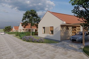 Csór Lakópark - családi ház - 91 m2